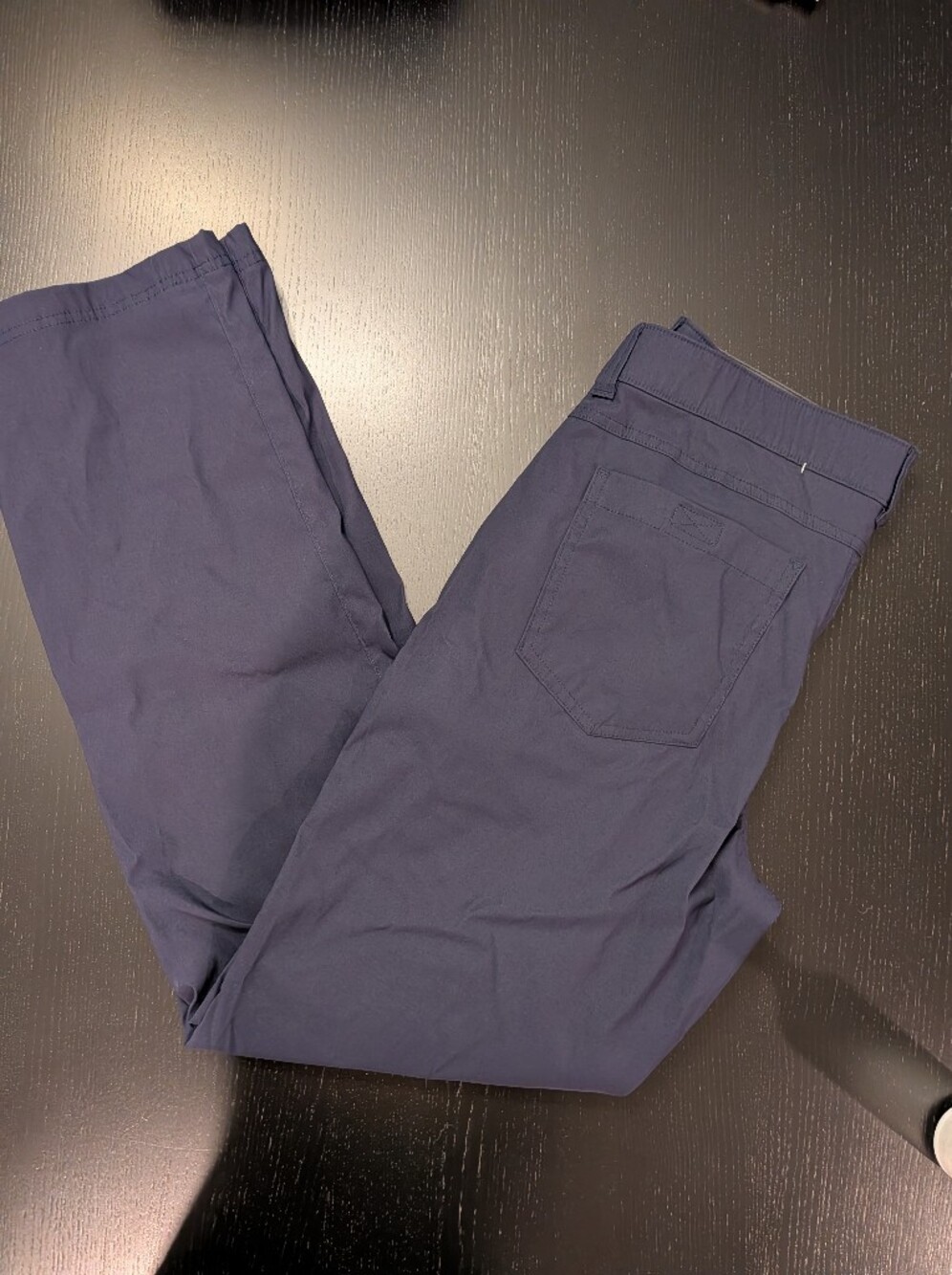 Eddie Bauer Men's Dark Navy Stretch Chinos - Picture 3 of 8
